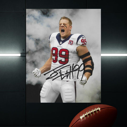 J.J. Watt Houston Texans Signed Photo Print Autograph Wall Art #3