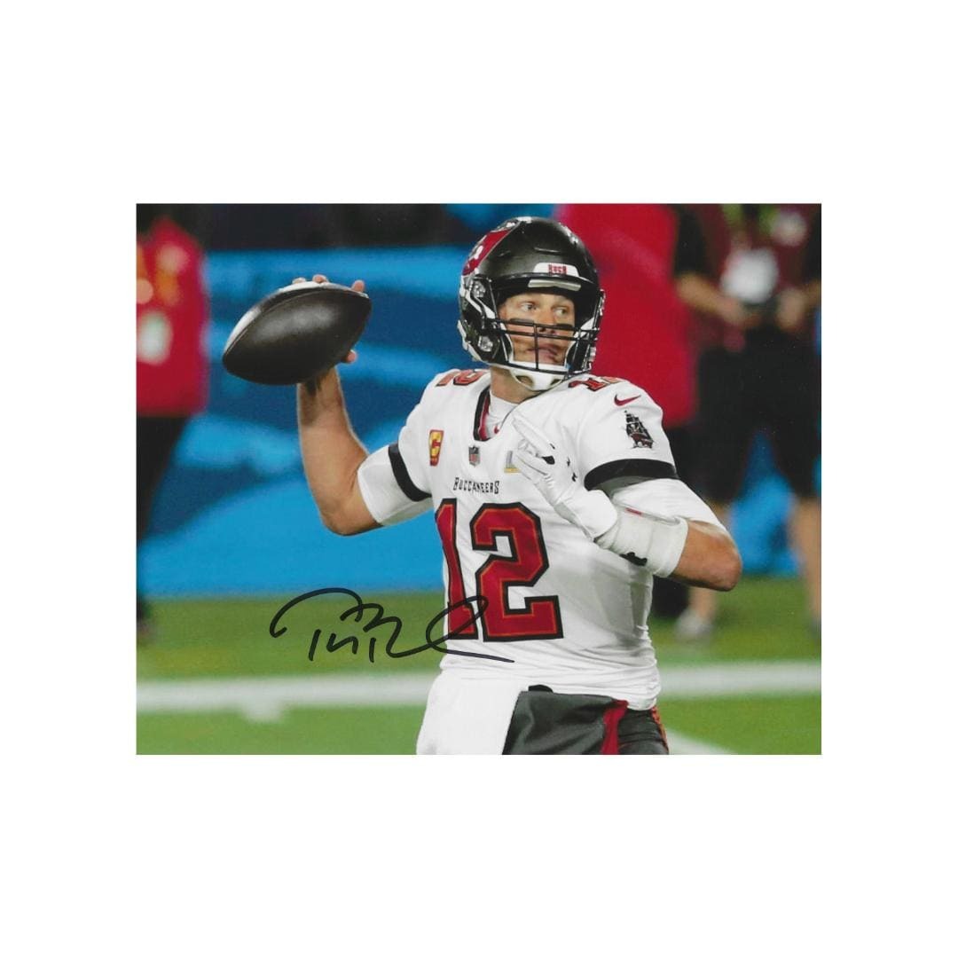 Tom Brady Tampa Bay Buccaneers Signed Photo Print Autograph Wall Art