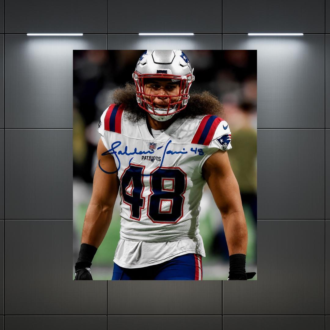 Jehlani Tavai New England Patriots Signed Photo Print Autograph Wall Art