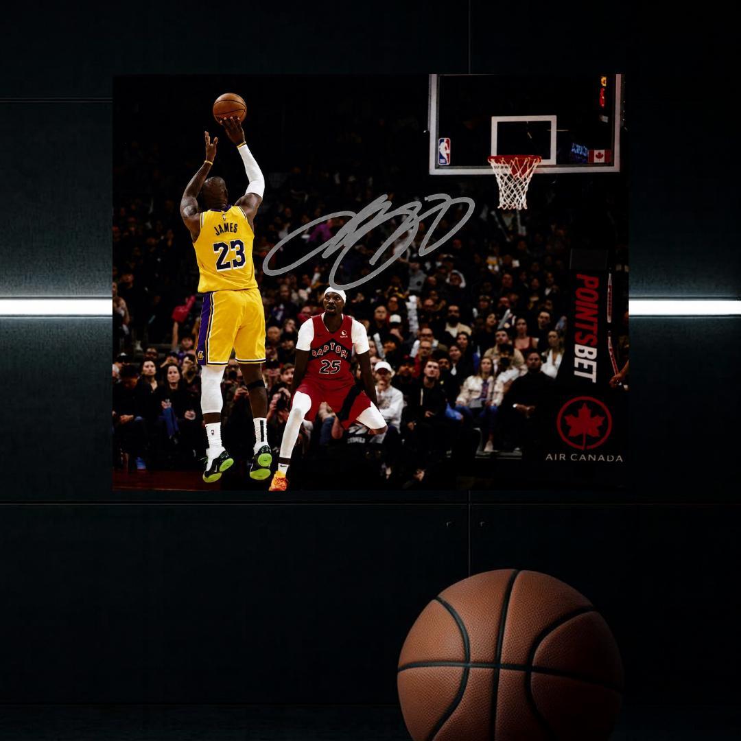 LeBron James Los Angeles Lakers Signed 8X10 Photo Print Autograph Wall Art