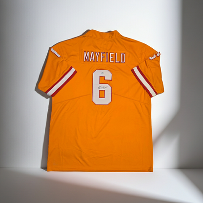 Baker Mayfield Tampa Bay Buccaneers autographed football jersey, primary product image, Pro-Cert PC162902