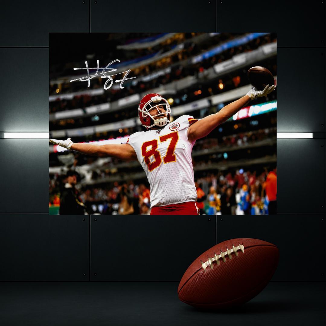 Travis Kelce Signed Photo Print Autograph Wall Art #1