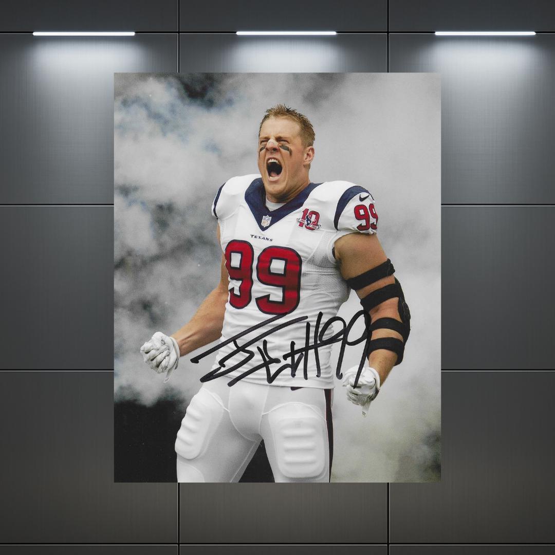 J.J. Watt Houston Texans Signed Photo Print Autograph Wall Art #3