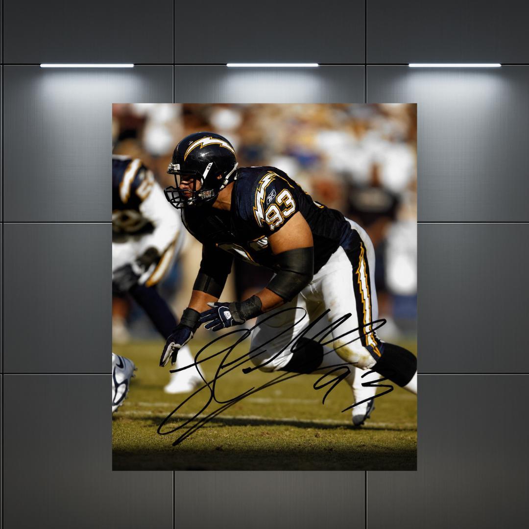 Luis Castillo San Diego Chargers Signed Photo Print Autograph Wall Art #2