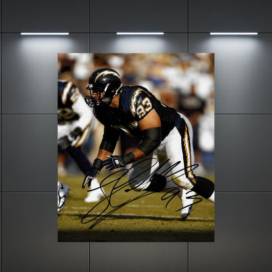 Luis Castillo San Diego Chargers Signed Photo Print Autograph Wall Art #2