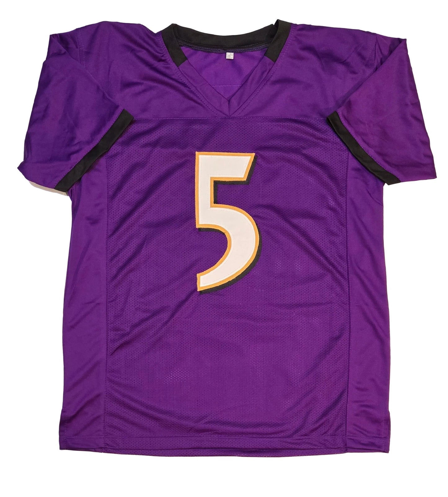 Joe Flacco of the Baltimore Ravens autographed football jersey JSA COA (XL)