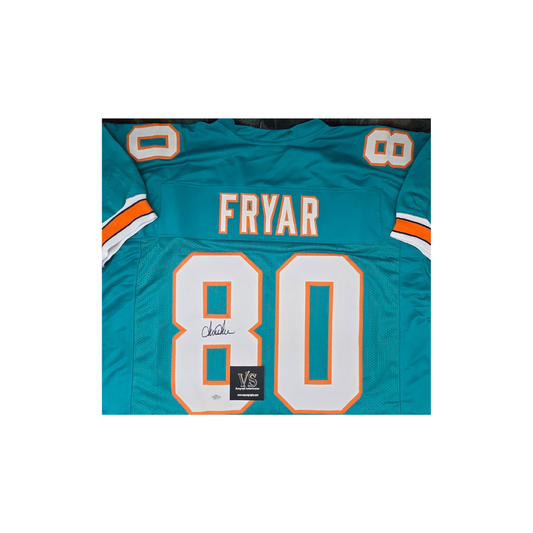 IRVING FRYAR MIAMI DOLPHINS SIGNED JERSEY WITH COA - Fan Freaks