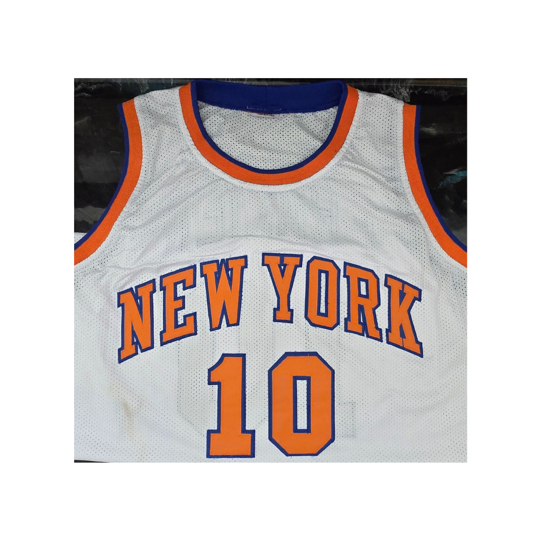 WALT FRAZIER SIGNED NEW YORK KNICKS #10 JERSEY WITH COA - Fan Freaks