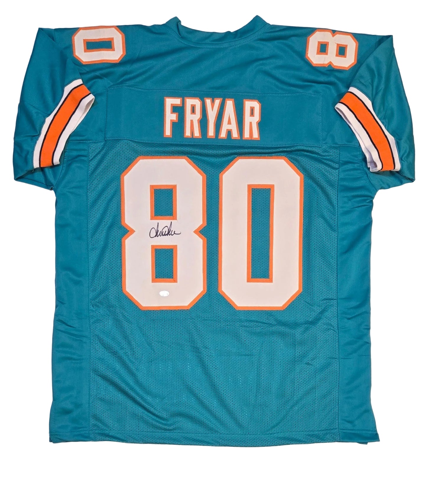 IRVING FRYAR MIAMI DOLPHINS SIGNED JERSEY WITH COA (XL)
