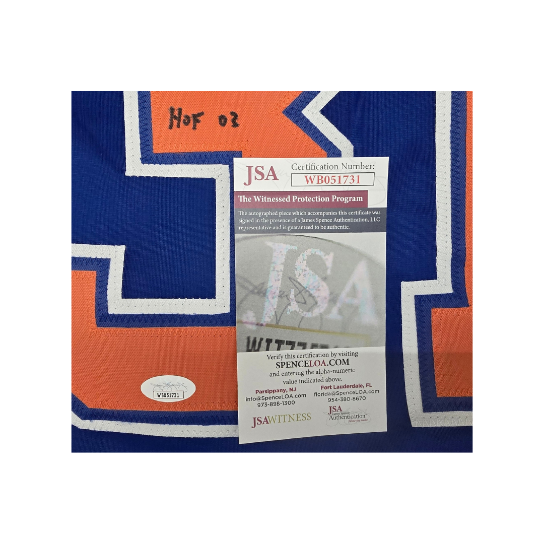 Grant Fuhr Edmonton Oilers Autographed And Inscribed Hockey Jersey - Fan Freaks