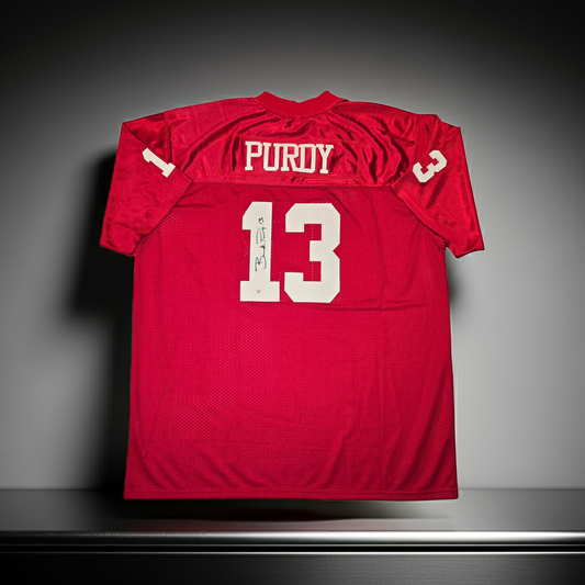 Brock Purdy San Francisco 49ers signed football jersey PAAS COA (XL)