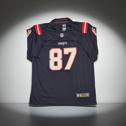 Rob Gronkowski New England Patriots autographed football jersey with COA, alternate product image