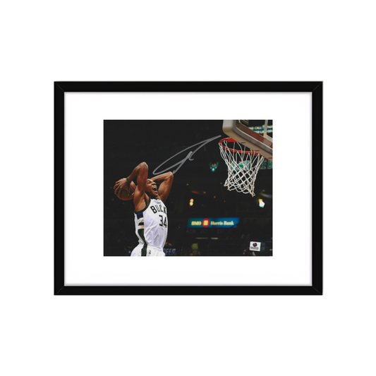 Giannis Antetokounmpo Milwaukee Bucks Autographed 8x10 Photo Art Print - Fan Freaks