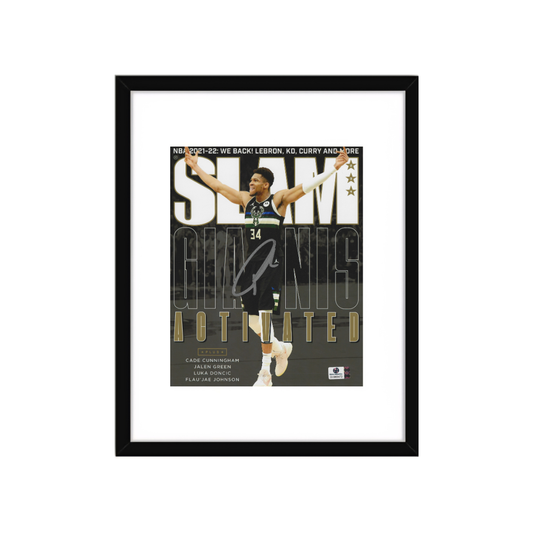 Giannis Antetokounmpo Milwaukee Bucks Autographed 8x10 Art Print - Fan Freaks