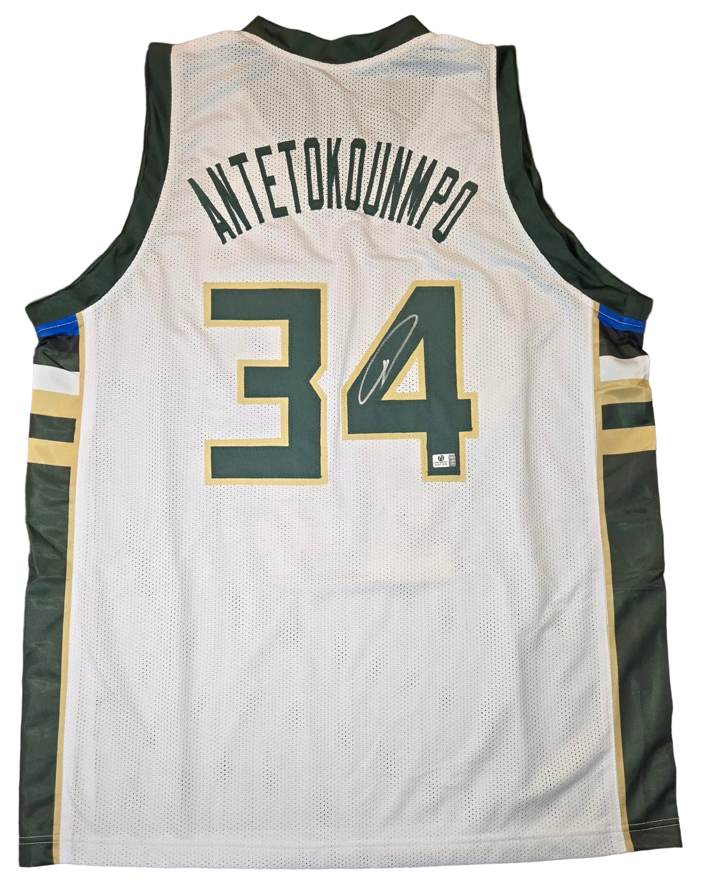 Giannis Antetokounmpo Milwaukee Bucks Jersey With COA
