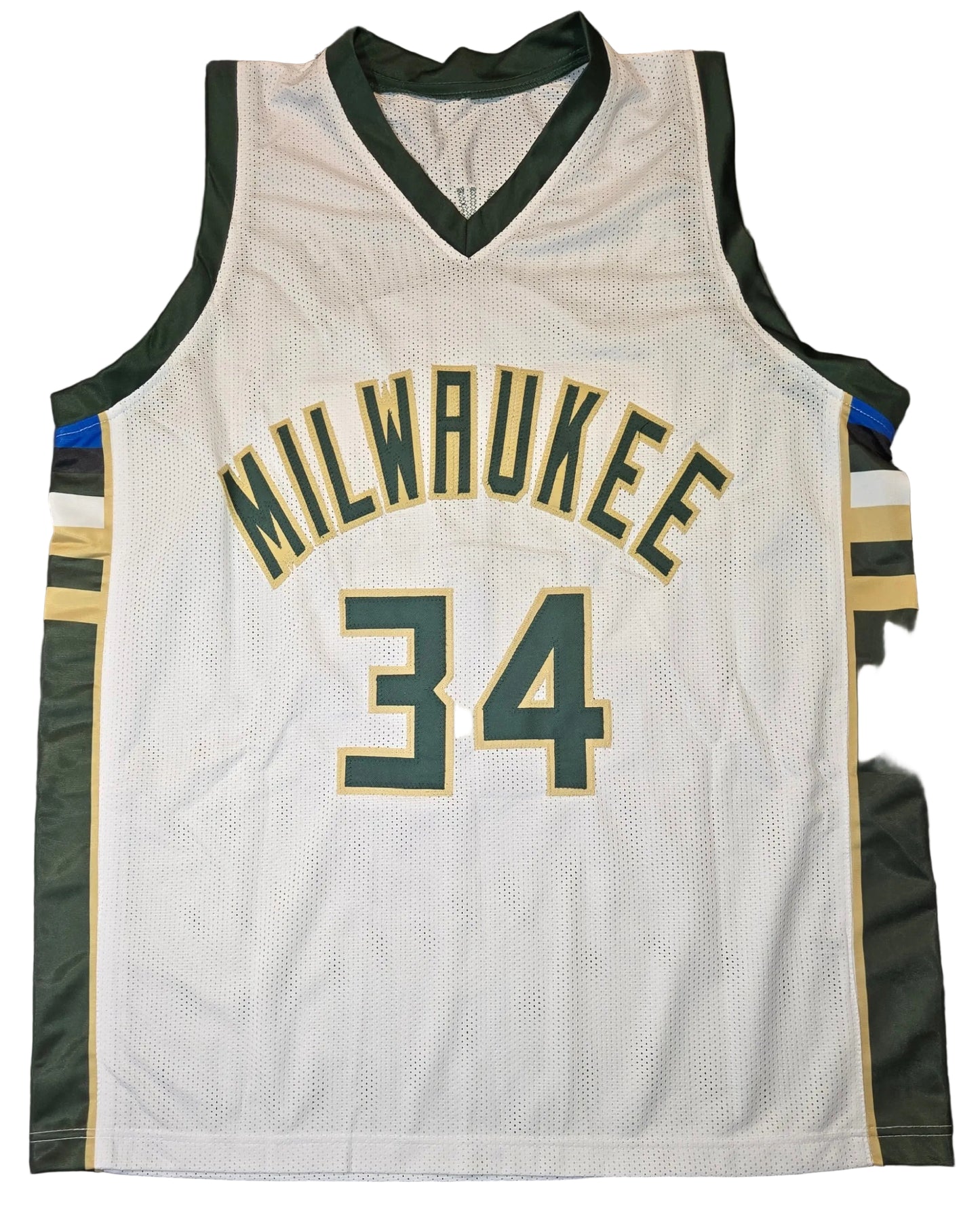 Giannis Antetokounmpo Milwaukee Bucks Jersey With COA