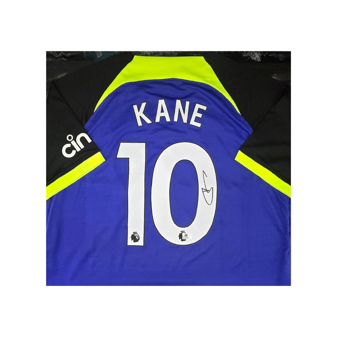 Harry Kane Tottenham Hotspur 2022-23 Nike Third Soccer Jersey coa