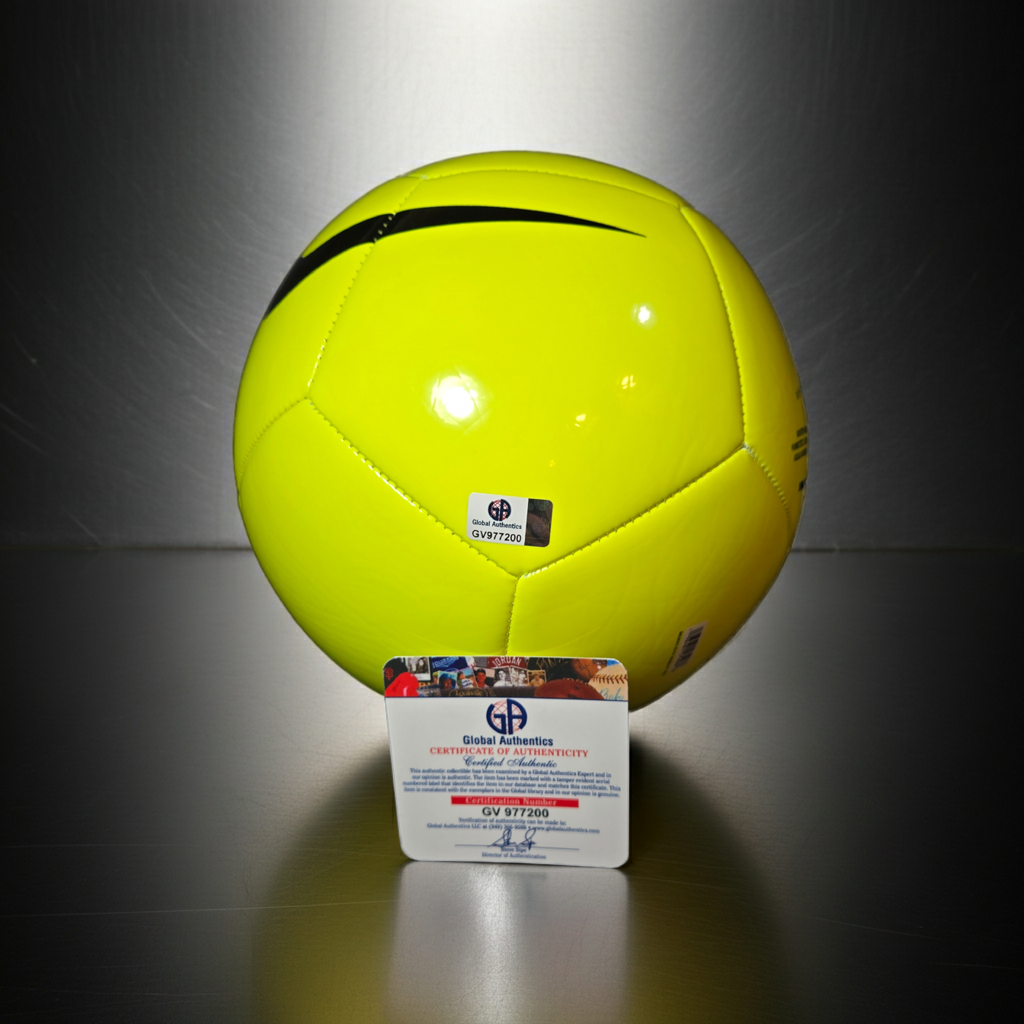 Erling Haaland Manchester City Autographed Nike Soccer Ball With COA