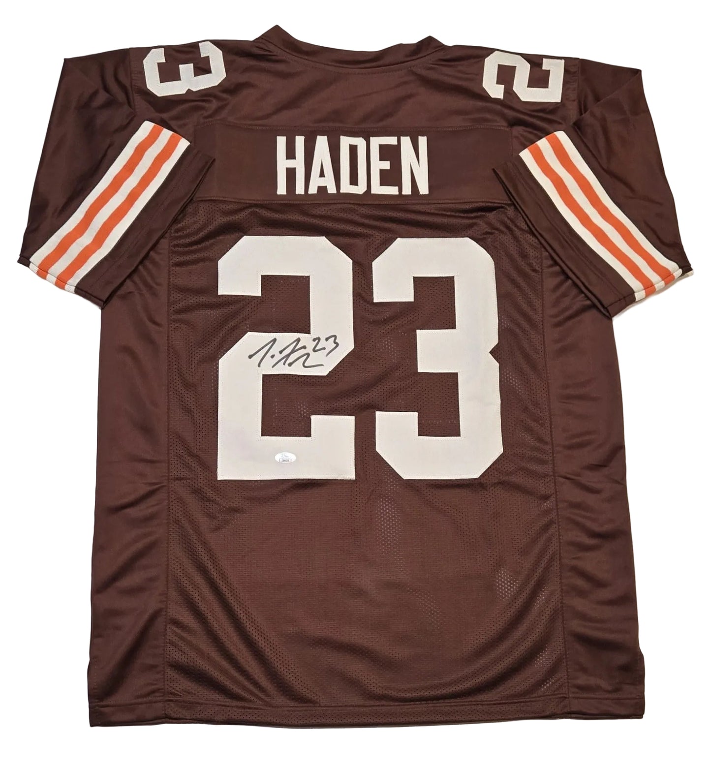 Joe Haden of the Cleveland Browns autographed football jersey JSA COA (XL)