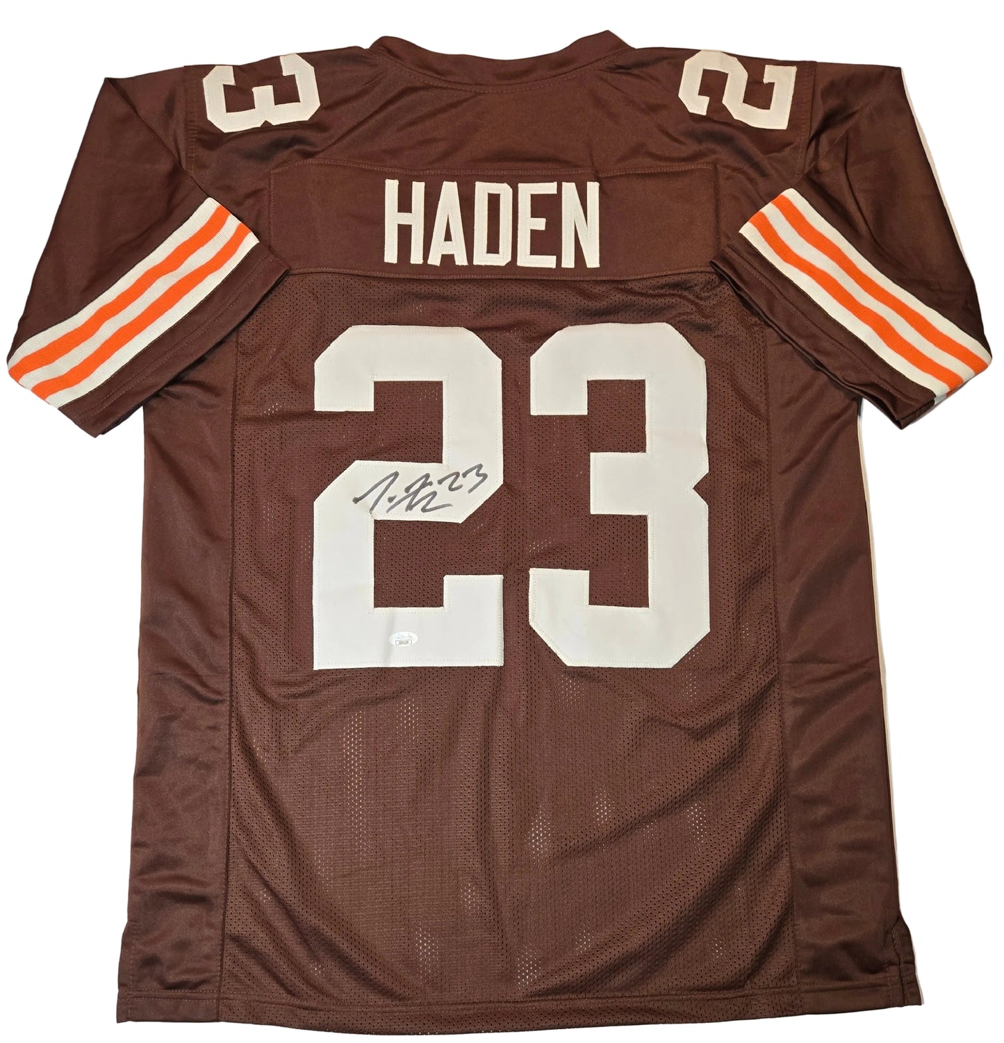 Joe Haden of the Cleveland Browns signed football jersey JSA COA (XL)