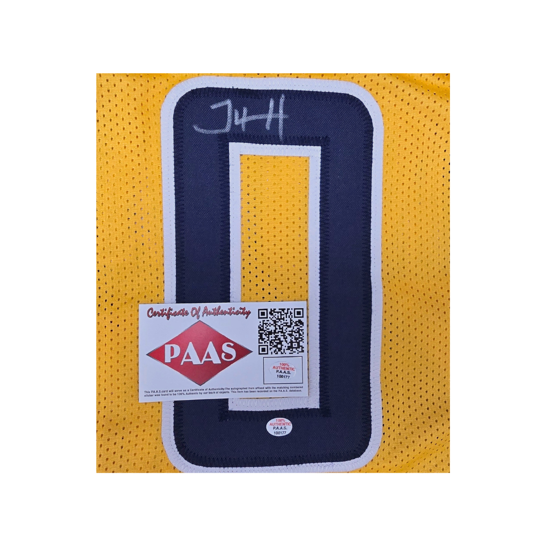 Tyrese Haliburton of the Indiana Pacers autographed basketball jersey COA
