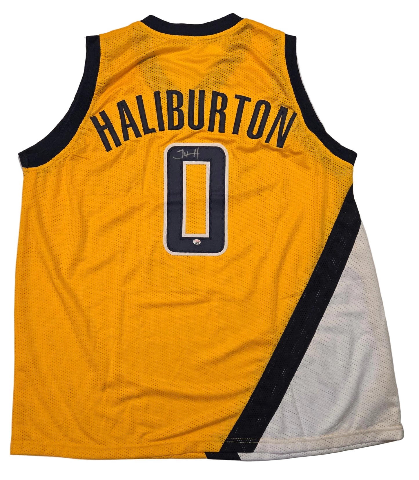 Tyrese Haliburton of the Indiana Pacers autographed basketball jersey COA
