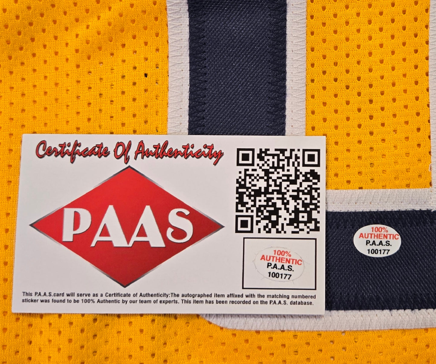 Tyrese Haliburton of the Indiana Pacers autographed basketball jersey COA