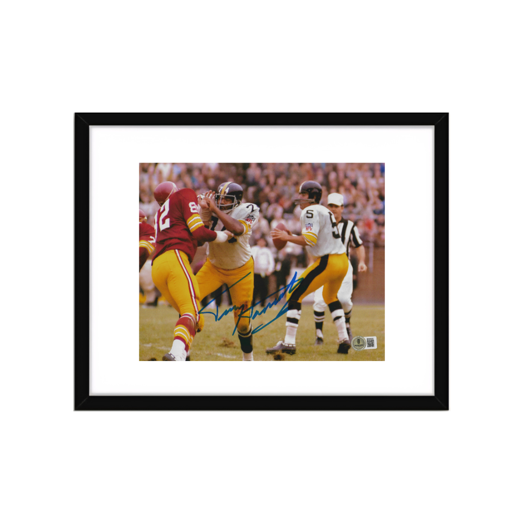 Terry Hanratty Pittsburgh Steelers Autographed 8x10 Photo Hologram W/Frame - Fan Freaks