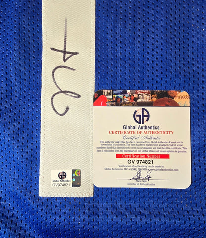 Certificate of authenticity for James Harden signed Los Angeles Clippers jersey