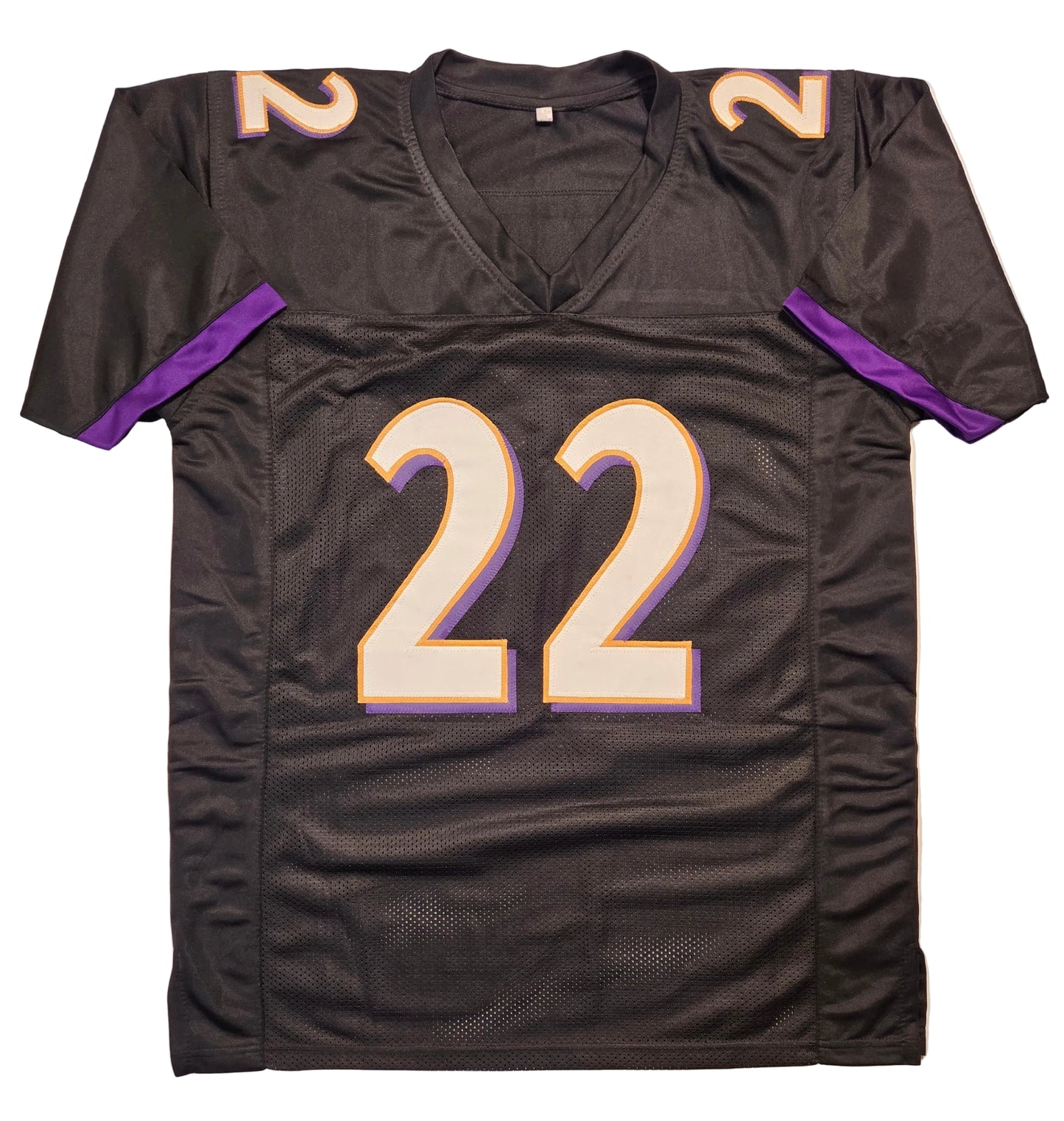 Derrick Henry of the Baltimore Ravens autographed football jersey COA (XL)