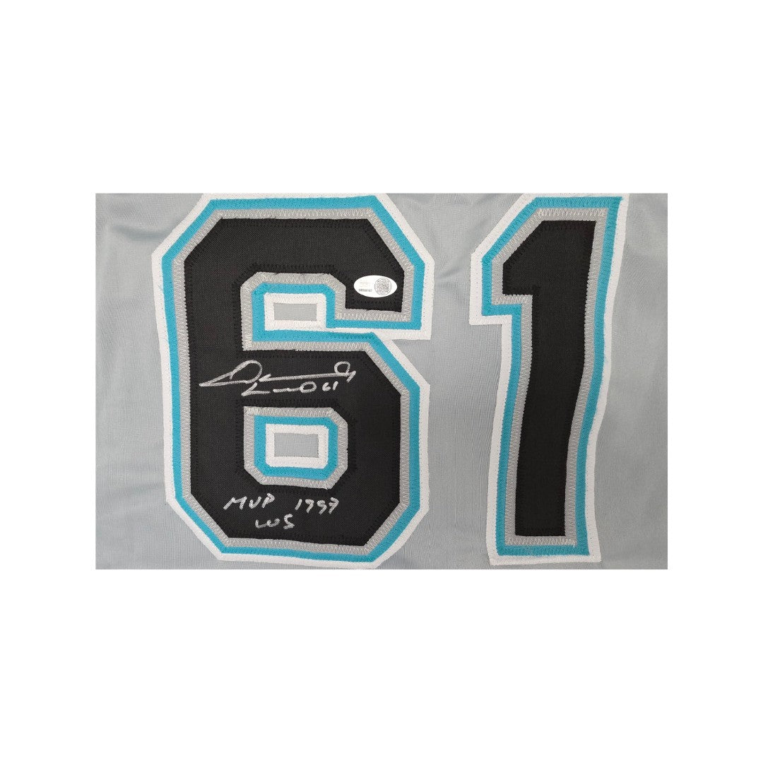 Livan Hernandez autographed signed inscribed jersey Florida Marlins JSA-Holo
