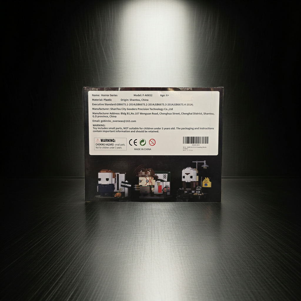 Horror Series Brick Building Set - Jason, Freddy & Michael Myers
