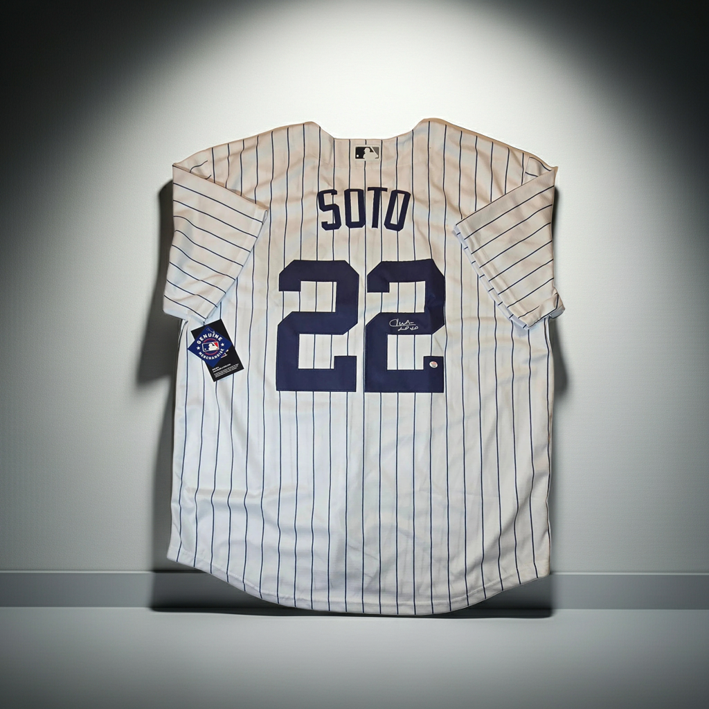 Juan Soto NY Yankees autographed baseball jersey With COA