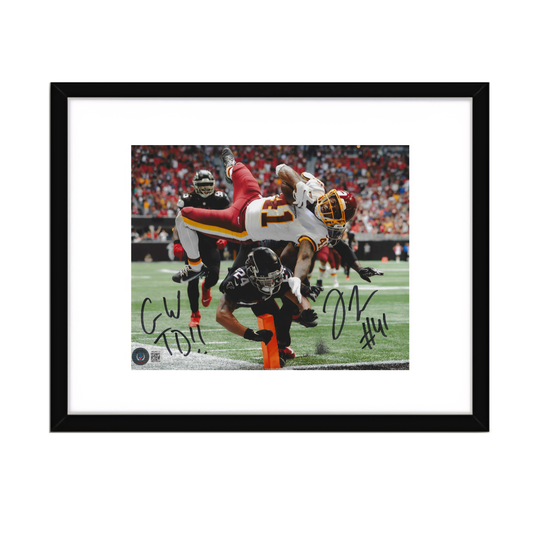 J.D. McKissic Washington Redskins Autograph Photo Art Print