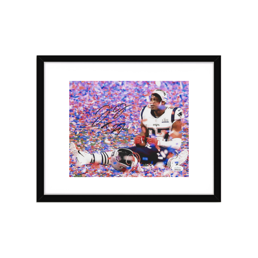J.C. Jackson New England Patriots Autographed 8x10 Photo coa W/Frame - Fan Freaks