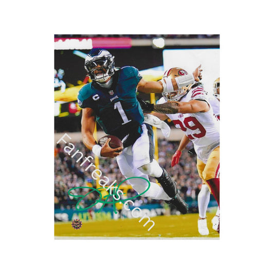 JALEN HURTS SIGNED 8X10 PHOTO EAGLES Reprint - Fan Freaks