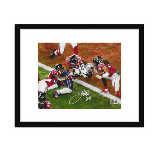 James White New England Patriots Autographed 8x10 Photo Art Print