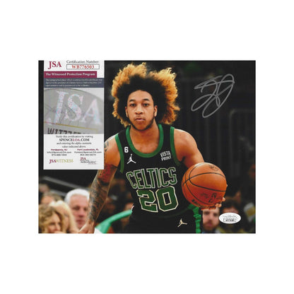 J.D. Davison Boston Celtics framed signed photo, additional product detail