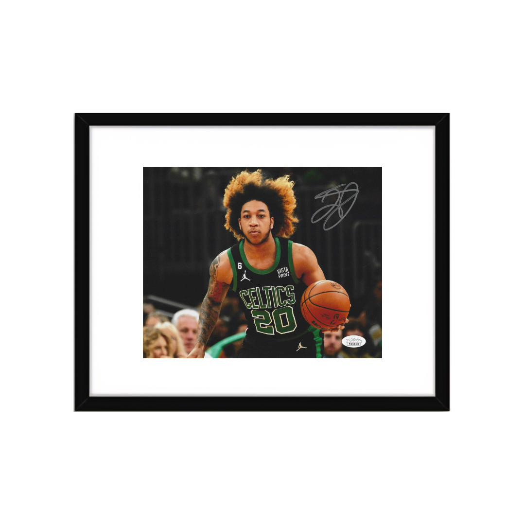 J.D. Davison Boston Celtics Autographed 8x10 Photo coa W/Frame - Fan Freaks