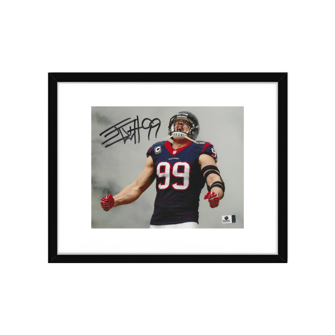 J.J. Watt Houston Texans Autographed 8x10 Photo Art Print - Fan Freaks
