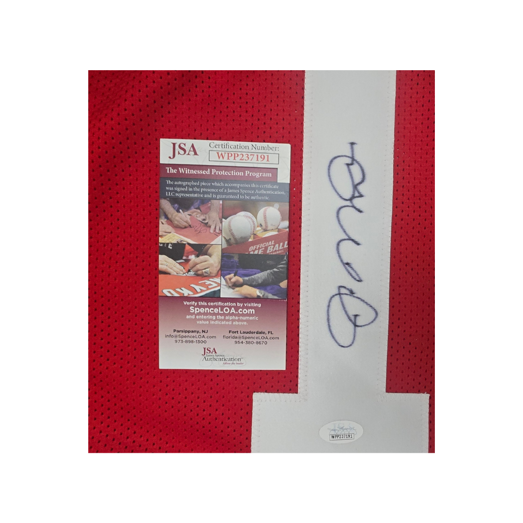 Joe Montana of the San Francisco 49ers signed autographed football jersey JSA COA - Fan Freaks
