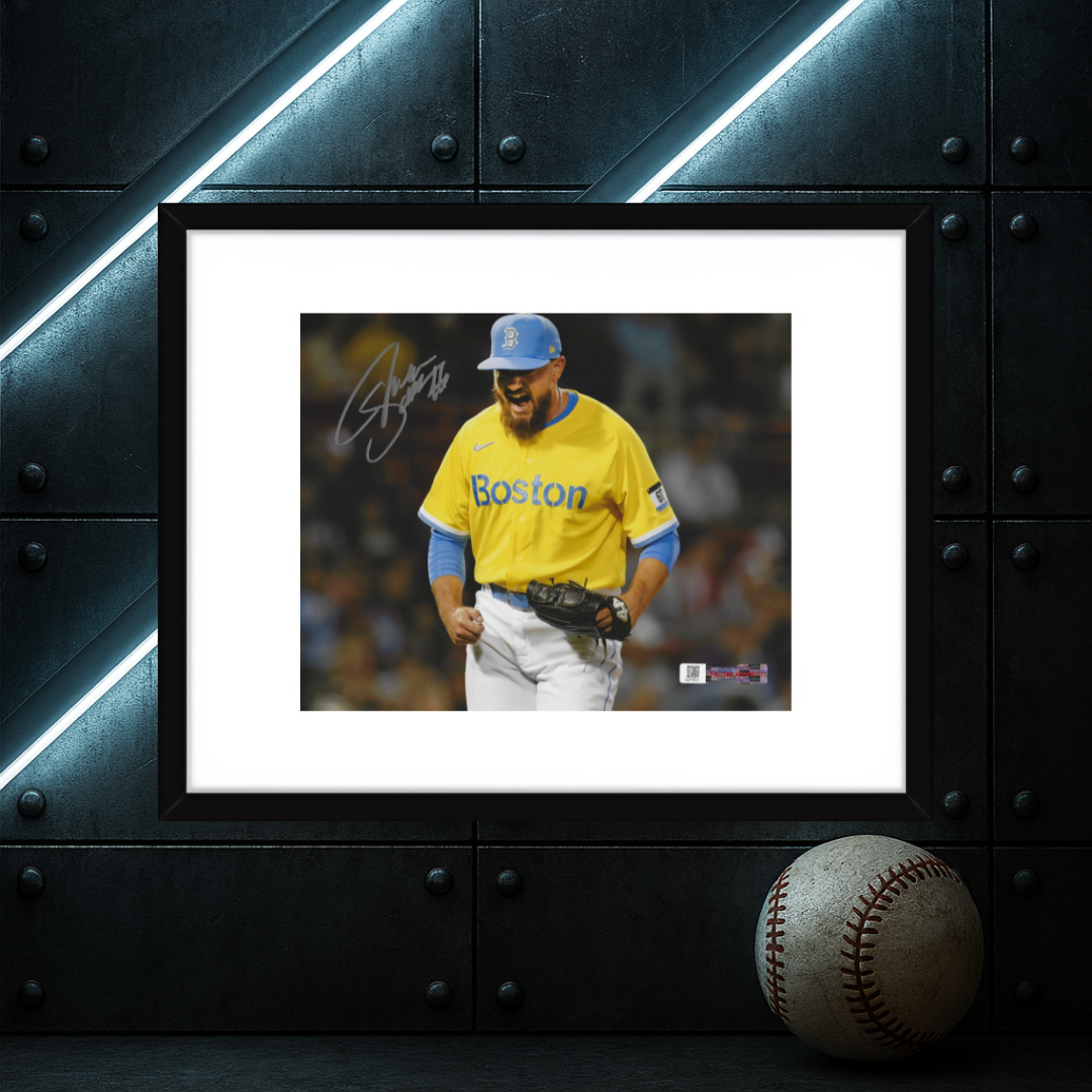 John Schreiber Boston Red Sox Autographed 8x10 Photo Coa W/Frame