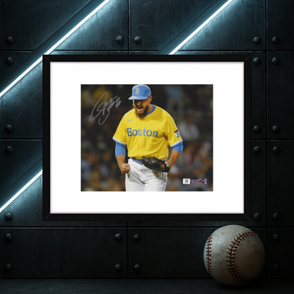John Schreiber Red Sox Autographed 8x10 Framed Photo With COA