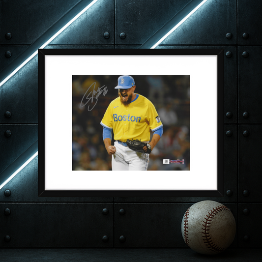 John Schreiber Boston Red Sox Autographed 8x10 Photo Coa W/Frame