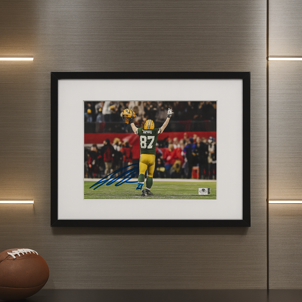 Jordy Nelson Green Bay Packers Autographed 8x10 Photo With COA W/Frame