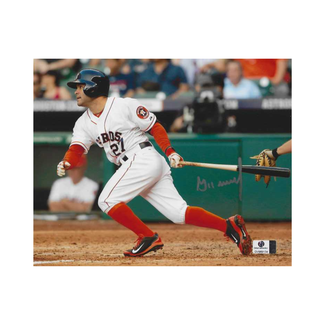 Jose Altuve Houston Astros Autographed 8x10 Photo coa W/Frame