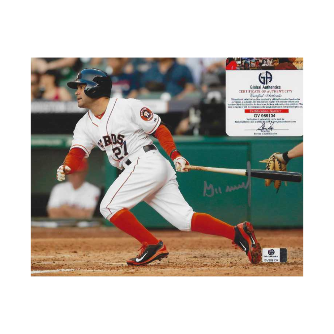 Jose Altuve Houston Astros Autographed 8x10 Photo coa W/Frame