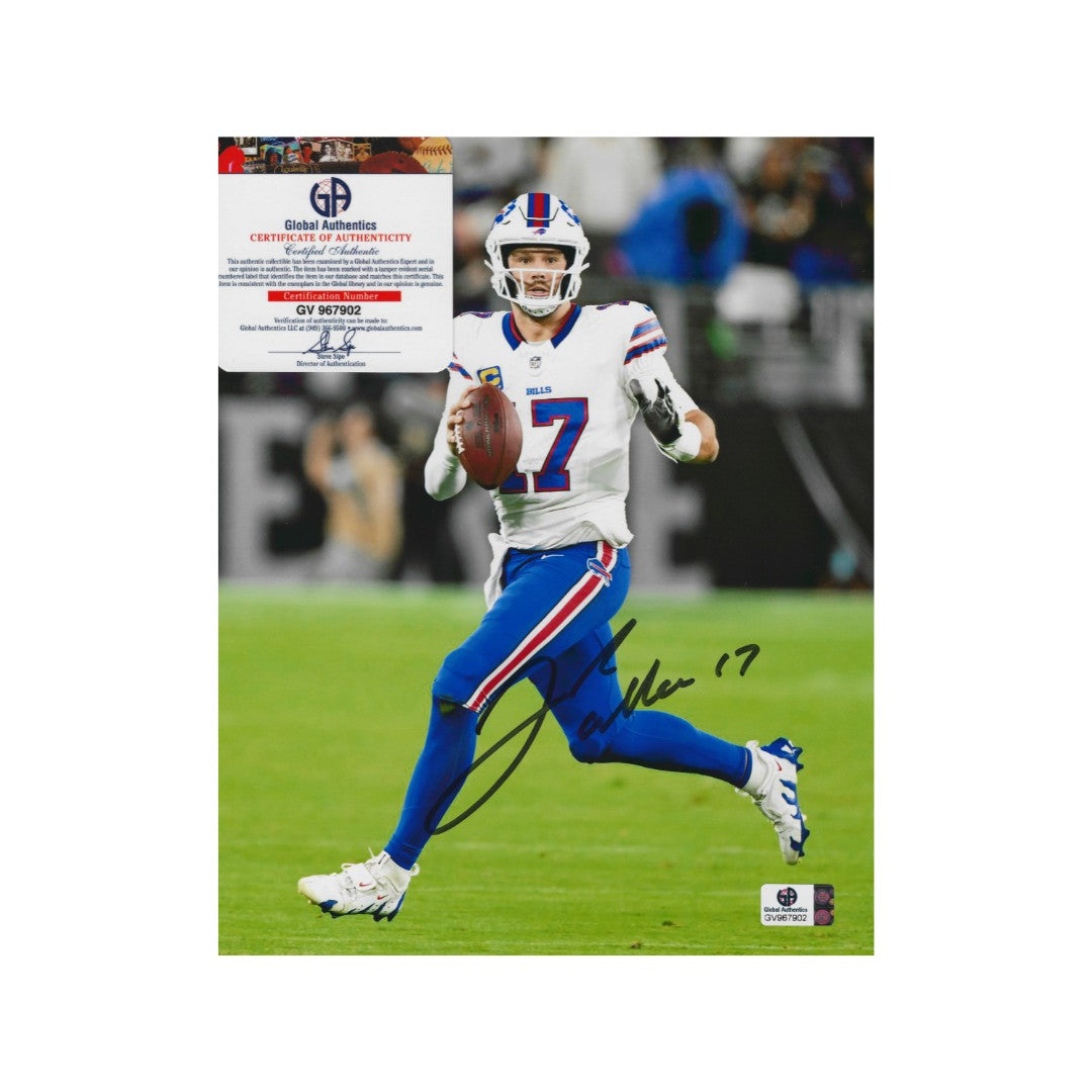 Josh Allen Buffalo Bills Autographed 8x10 Photo coa