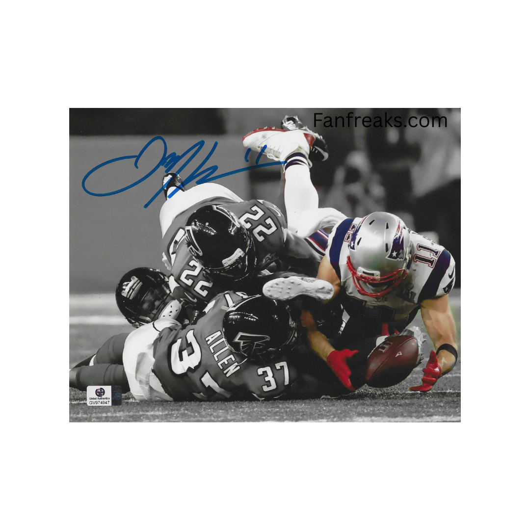Julian Edelman New England Patriots Autographed 8x10 Art Print