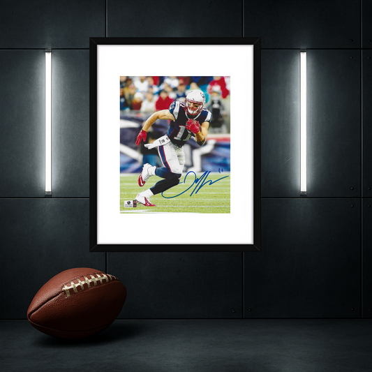 Julian Edelman Patriots Autographed 8x10 Photo coa